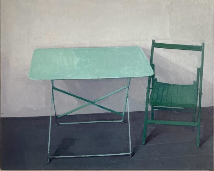 Green Table and Chair