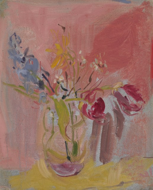 Serena Rowe, Flowers in a Glass Jar, 2021