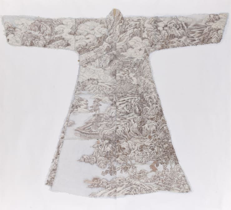 Peng Wei 彭薇, Cloudy Mountain 溪山雲雨, 2010