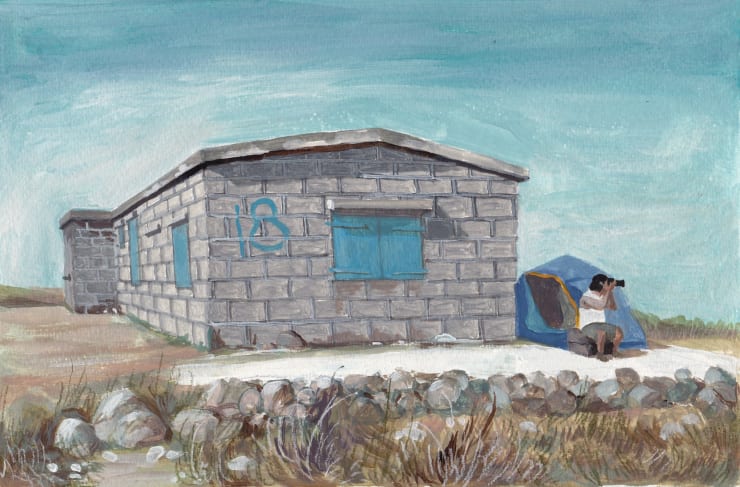 Wong, Stephen Chun Hei 黃進曦, 18/ He is also taking photos (Hut 18), 2014