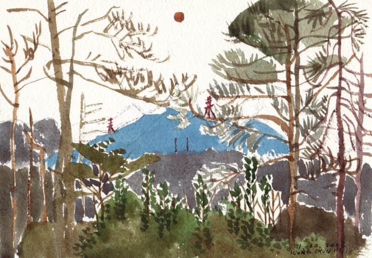 Wong, Stephen Chun Hei 黃進曦, The Blue Mountain, 2014