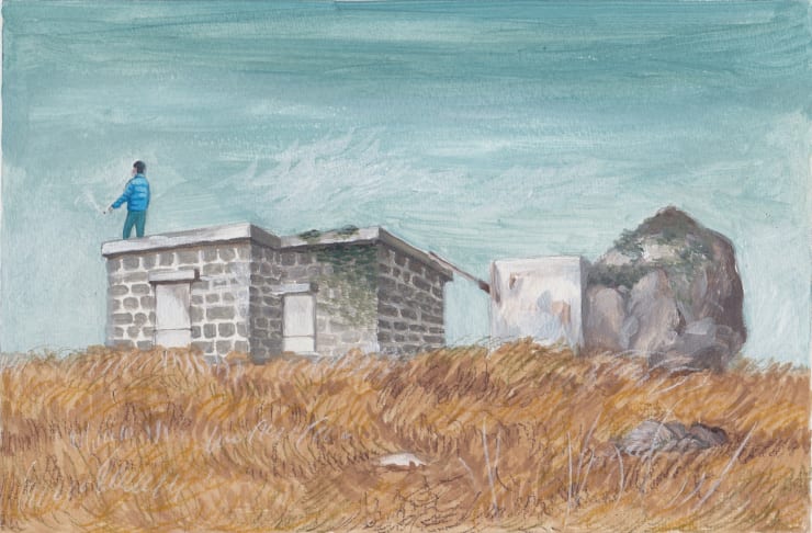 Wong, Stephen Chun Hei 黃進曦, 7/ He's Smoking (Hut 06), 2014