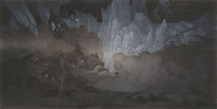 Xiao Xu 蕭旭, Pure Mountain Stream 溪山玉露, 2017