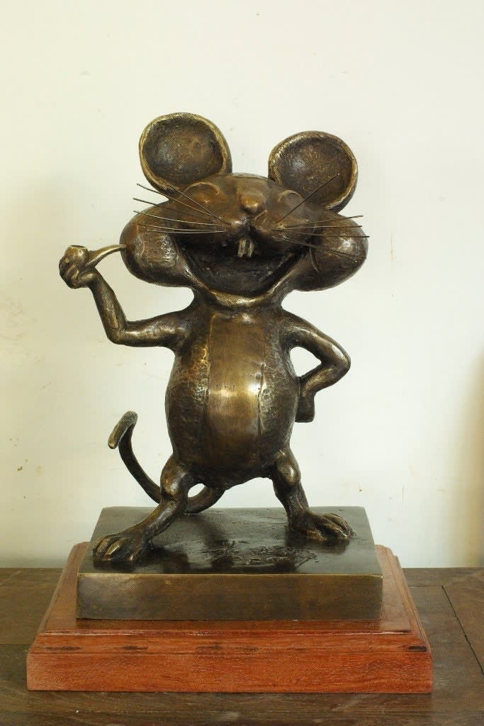Huang Yongyu 黃永玉, Happy Rat 鼠, 2007