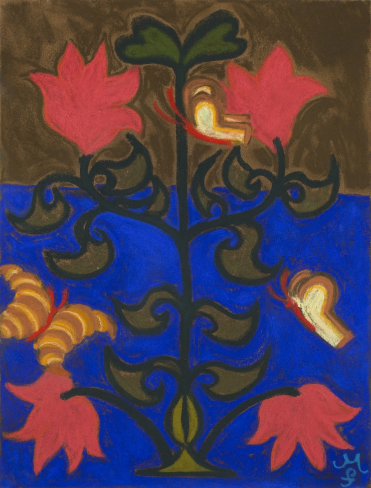 Maria Farrar Butter flies, 2020 Pastel on paper 39.5 x 29.5cm