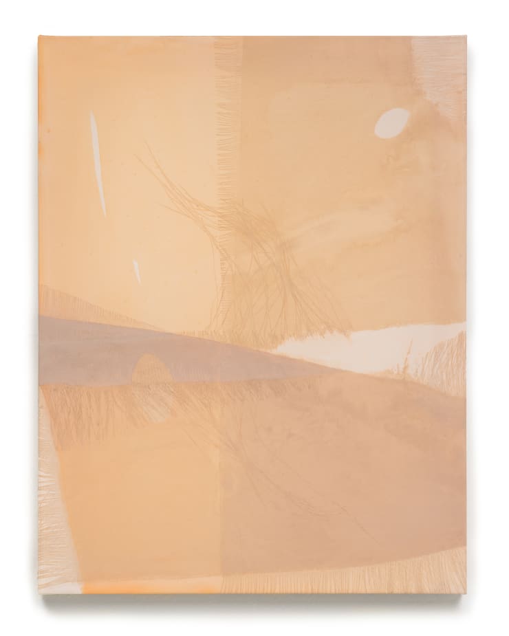 Guo-Liang Tan Jump Cut I, 2020 Acrylic on aeronautical fabric, wood 58.5 x 45cm