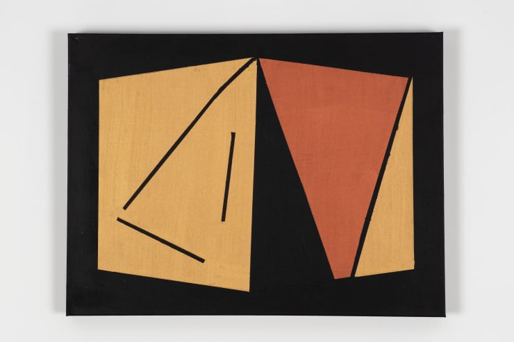 Dickie Landry, Black Border Series, Broken Lines, 2023