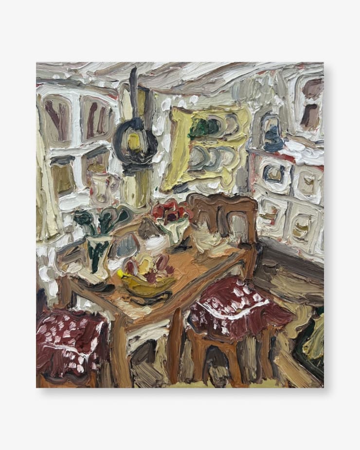 Erin Chaplin, Fruitbowl, Eggs and Green Flowers