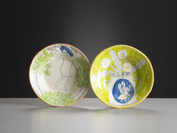 Hylton Nel, Plate with Flower Vase