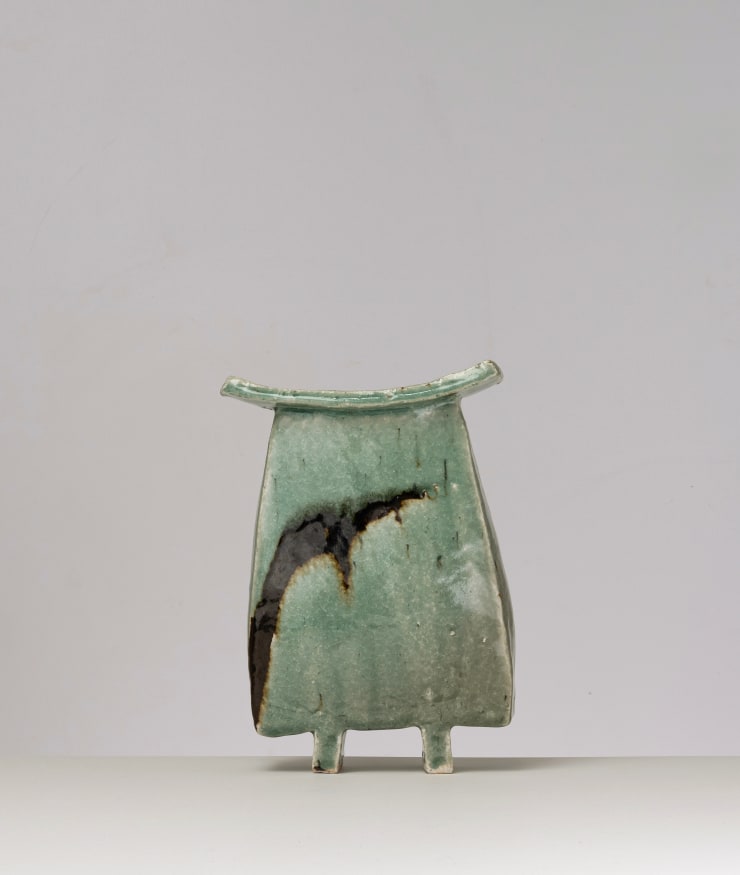 Janet Leach, Ash Glazed Vase, c. 1980s
