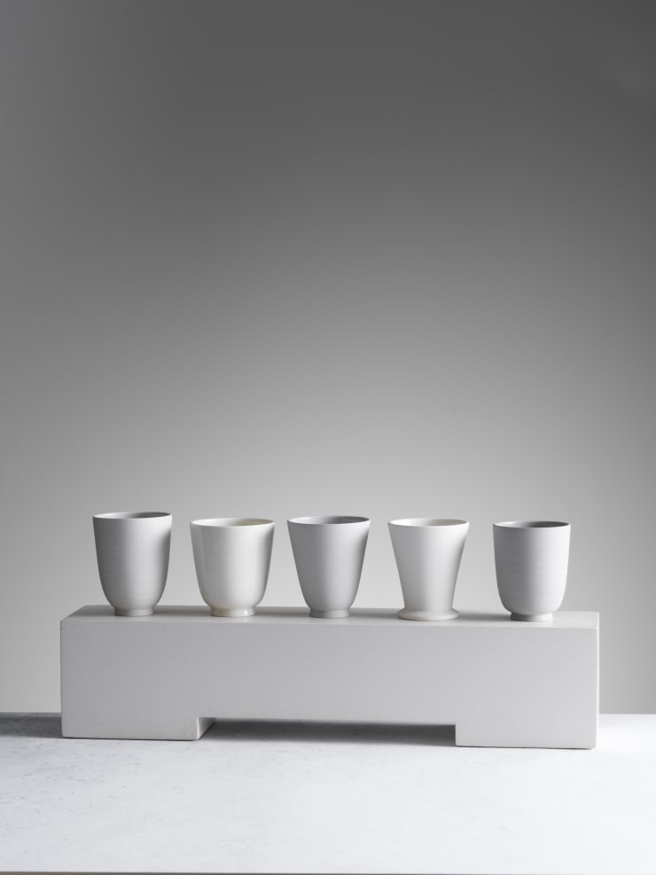 Julian Stair, Five Cups on a Ground