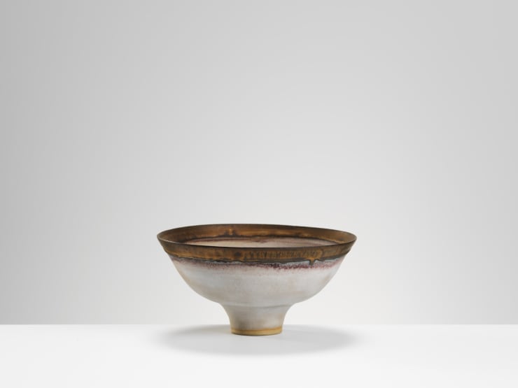 Lucie Rie, Footed bowl, c. 1980-1