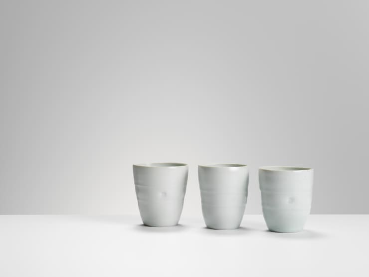 Edmund de Waal, Three Beakers, 1995