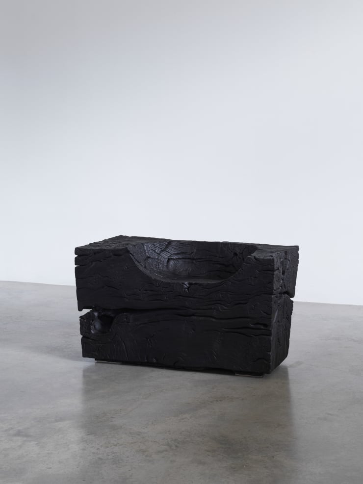 Jim Partridge and Liz Walmsley, Weathered Block Seat, 2023-24