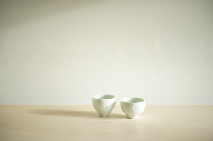 Edmund de Waal, Pair of Footed Bowls, c. 1990s