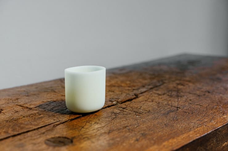 Andrea Walsh, Small Oval Vessel with Soft Base, 2024