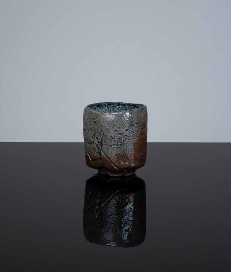 Gomi Kenji, Glass glazed (glaze with crystal formation) bowl, 2021