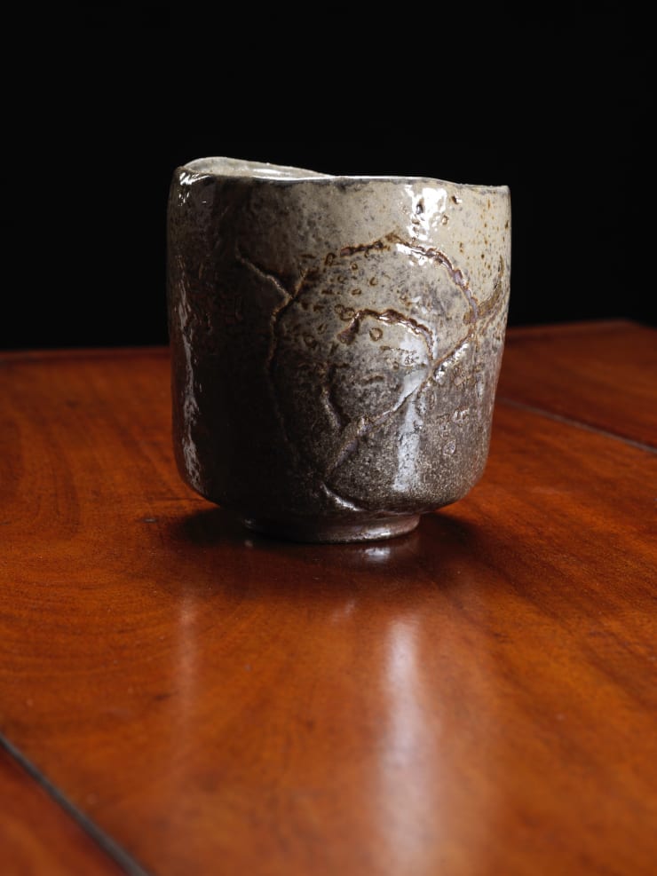 Gomi Kenji, Glass glazed (glaze with crystal formation) bowl, 2021