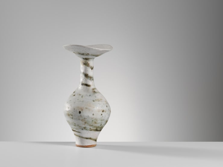 Lucie Rie, Large Vase with Flaring Lip, c. 1980s