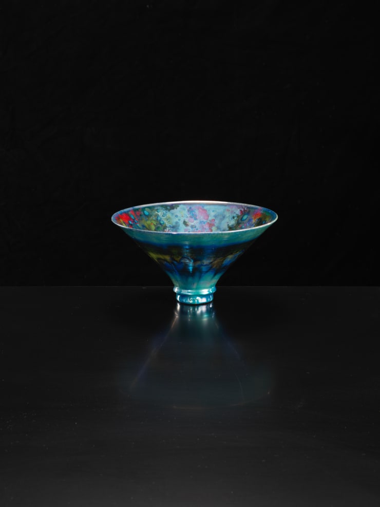 Sutton Taylor, Flared Bowl with Blues, 2018