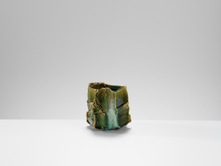 Higashida Shigemasa, Oribe Teabowl, 2021