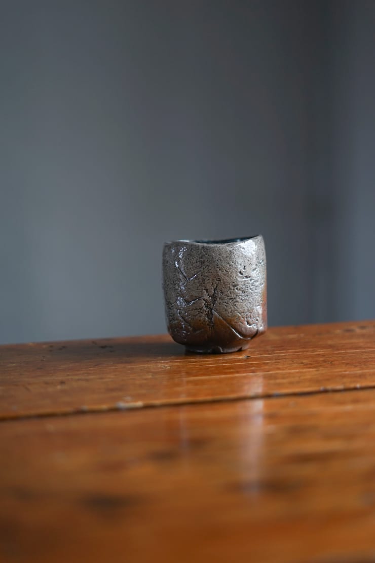 Gomi Kenji, Glass glazed (glaze with crystal formation) bowl, 2021