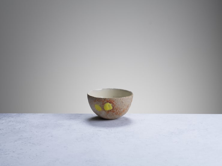 Akiko Hirai, Bowl with Yellow Spots, 2012