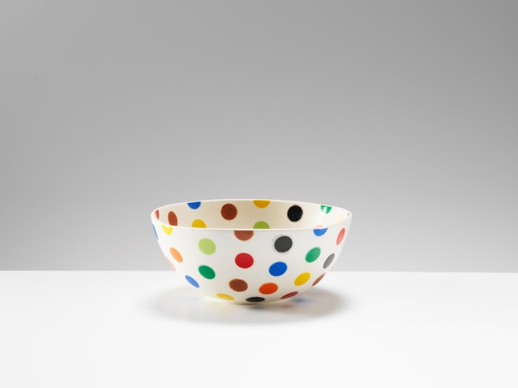 Sasaki Fumiyo, Bowl with dot design, 2021