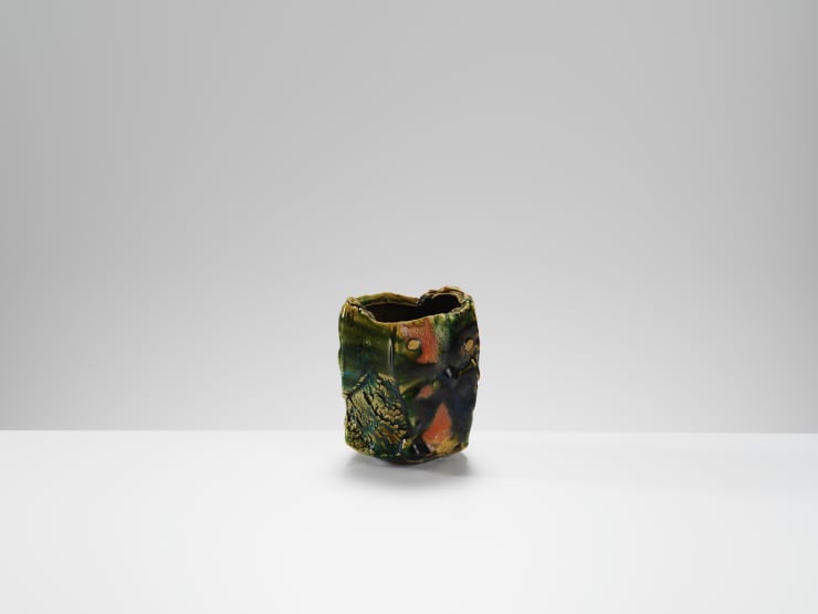 Higashida Shigemasa, Oribe Teabowl, 2021