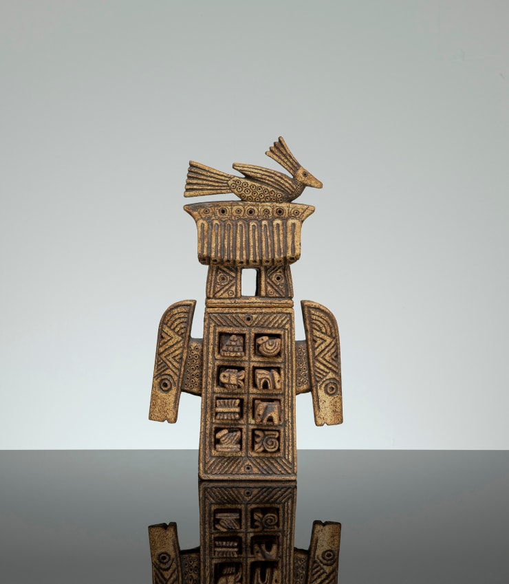 Ian Godfrey, Lidded Vessel with Drawers, c1980