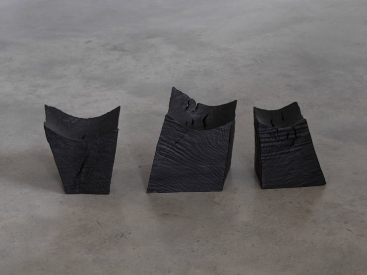 Jim Partridge, Angular Block Vessel Leaning, 2023-24