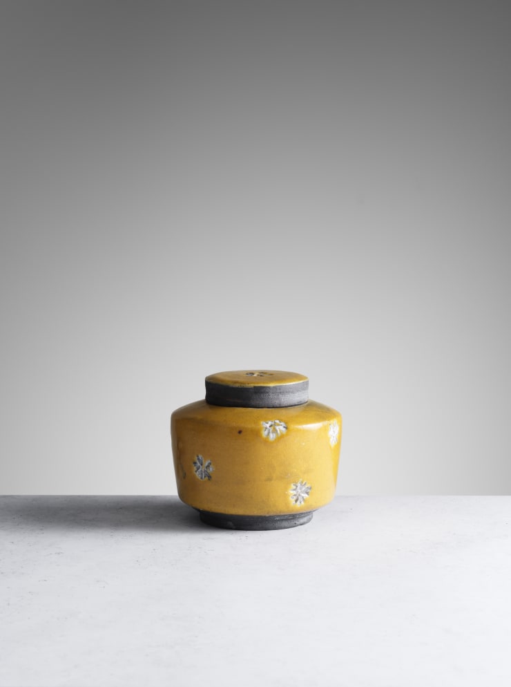 Inger Rokkjaer, Yellow Lidded jar