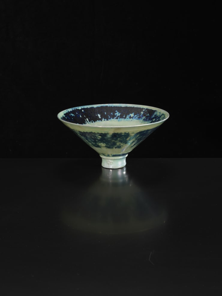 Sutton Taylor, Flared Dish, Indigo, 2018