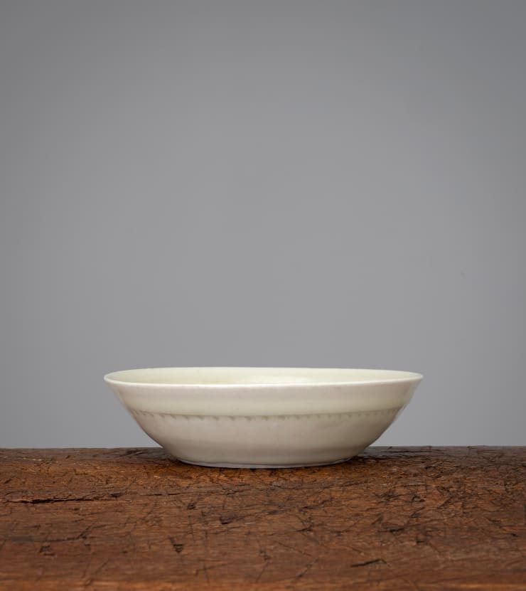 Richard Batterham, Rare Porcelain Dish, c1984