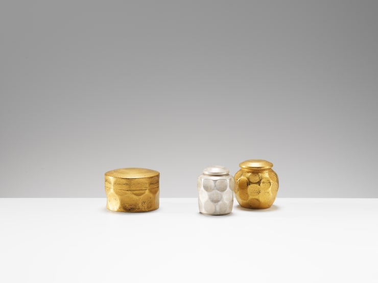 Sasaki Fumiyo, Lidded Box with dot design, 2018