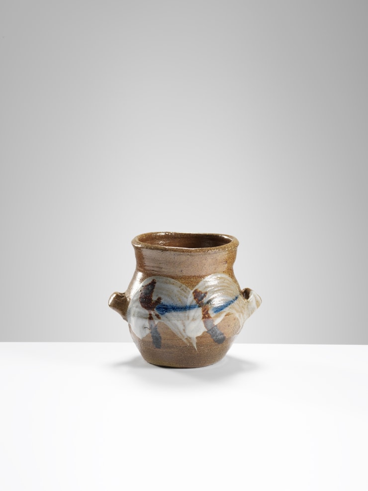 Shoji Hamada, Twin Handled Jar, c. 1950s/60s