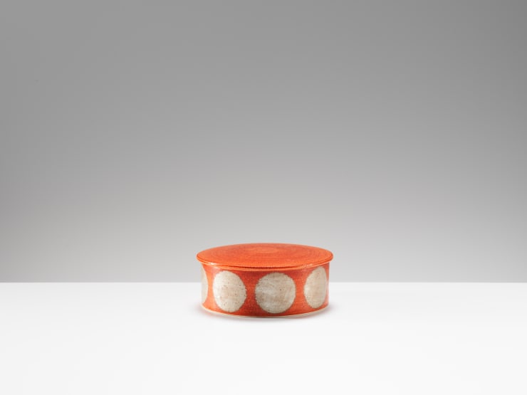 Sasaki Fumiyo, Lidded Box with dot design, 2020