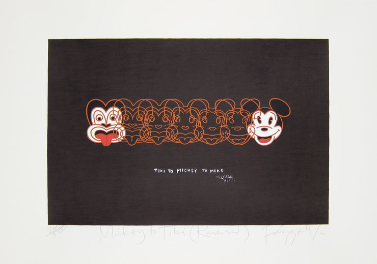 Dick FRIZZELL, Mickey to Tiki (Reversed), 2012