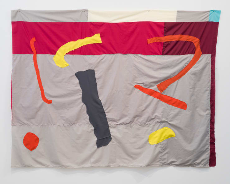 Salome Tanuvasa, Untitled Banner [red], 2022