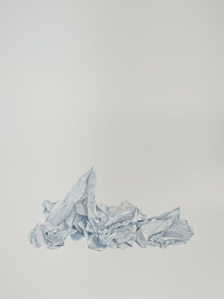 Marita Hewitt, Waste Paper Series; Views From My Studio, Not Looking at What I'm Doing, 2015