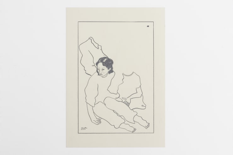 Robbie Motion, Untitled (figure resting), 2022
