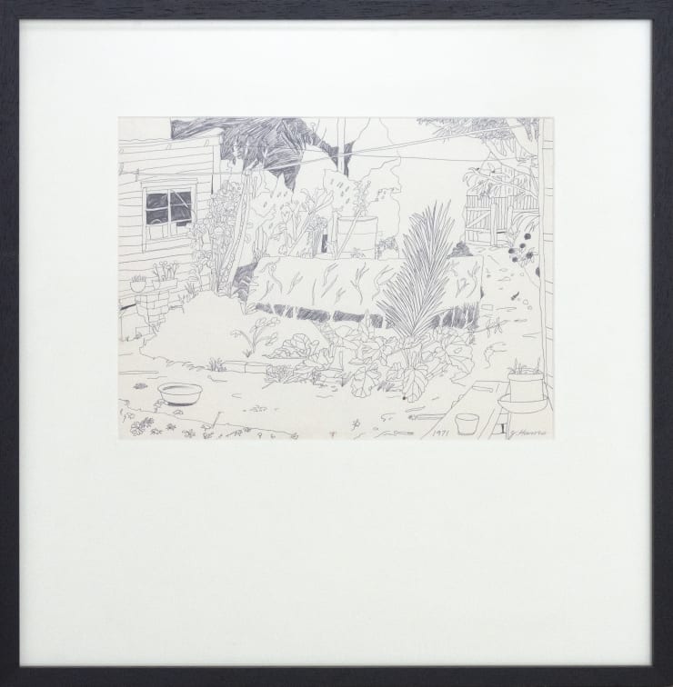 Jeffrey Harris, Untitled [Backyard], 1971