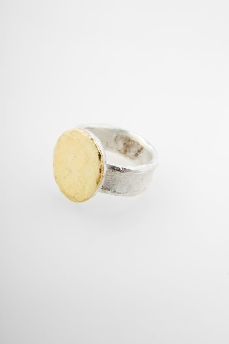 Barry Clarke, Silver and gold ring, 2007