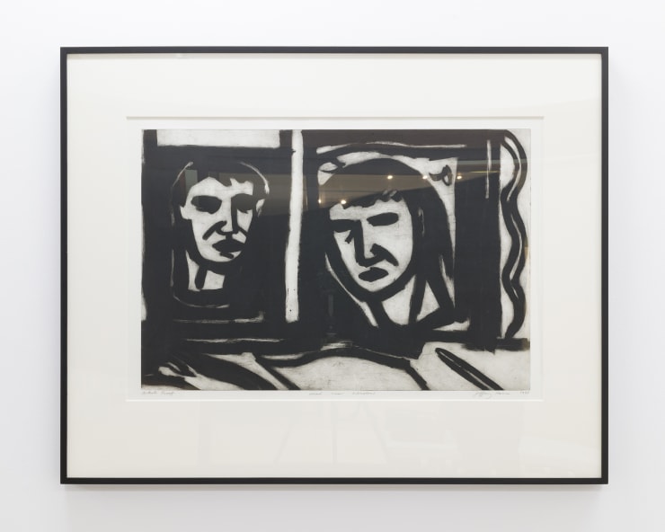 Jeffrey Harris, Head Near Window, A/P (framed), 1988