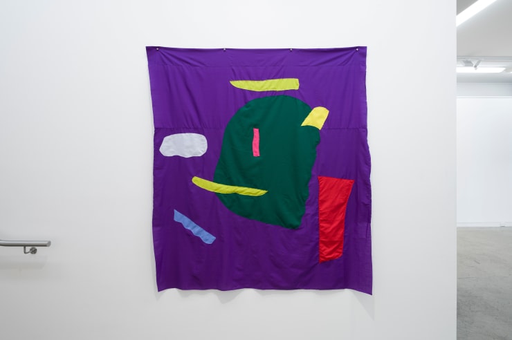 Salome Tanuvasa, Untitled Banner [purple], 2022