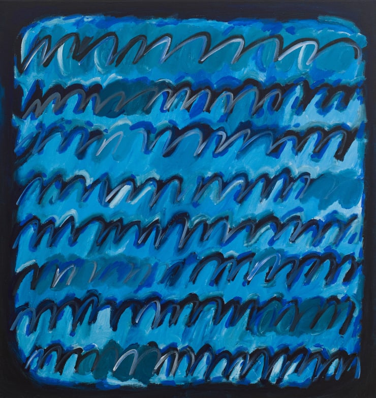 Salome Tanuvasa, Untitled [blue], 2022
