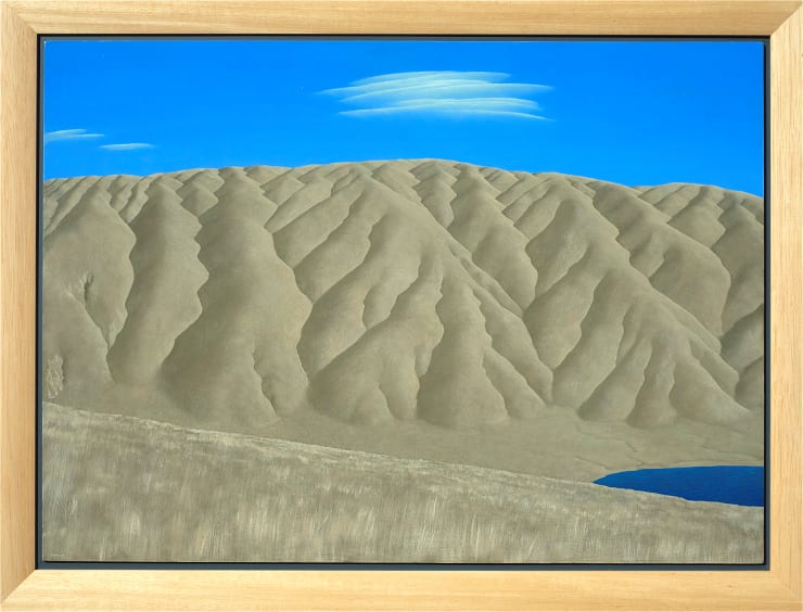 Brent Wong, Hills with Lake and Clouds, 1979