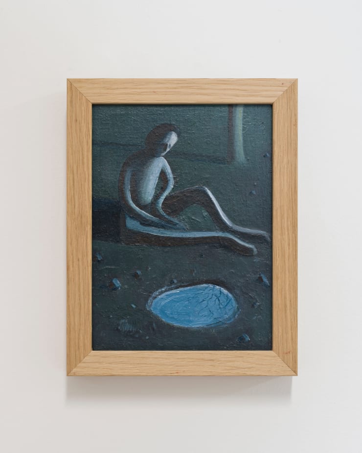 Gavin Chai, Man with a puddle of water, 2024