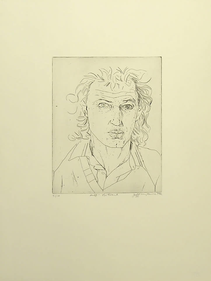 Jeffrey Harris, Self Portrait, 1982