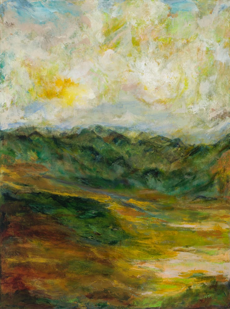 Hilleary C Hoskinson Layers of Energy, 2023 24 x 48 in 60.96 x 121.42 cm